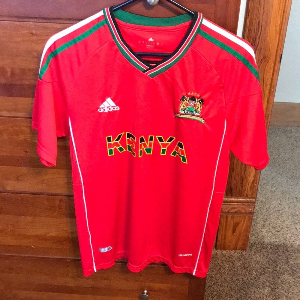 Kenya soccer jersey. Adidas, size Medium, never worn